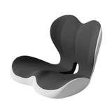 Maxbell Sitting Ergonomic Cushion Breathable Back Rest Memory Foam Seat Back Cushion Gray