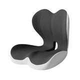 Maxbell Sitting Ergonomic Cushion Breathable Back Rest Memory Foam Seat Back Cushion Gray