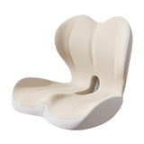 Maxbell Sitting Ergonomic Cushion Breathable Back Rest Memory Foam Seat Back Cushion Deep Gray