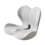 Maxbell Sitting Ergonomic Cushion Breathable Back Rest Memory Foam Seat Back Cushion Light Gray
