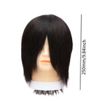 Maxbell Hair Mannequin Head Portable Training Head for Braiding Hair Styling Cutting Black