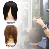 Maxbell Hair Mannequin Head Portable Training Head for Braiding Hair Styling Cutting Black