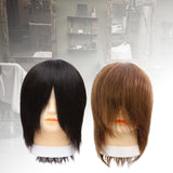 Maxbell Hair Mannequin Head Portable Training Head for Braiding Hair Styling Cutting Black