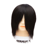Maxbell Hair Mannequin Head Portable Training Head for Braiding Hair Styling Cutting Black