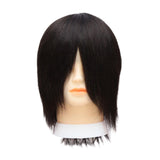 Maxbell Hair Mannequin Head Portable Training Head for Braiding Hair Styling Cutting Black