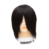 Maxbell Hair Mannequin Head Portable Training Head for Braiding Hair Styling Cutting Black