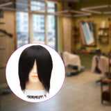 Maxbell Hair Mannequin Head Portable Training Head for Braiding Hair Styling Cutting Black