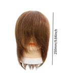 Maxbell Hair Mannequin Head Portable Training Head for Braiding Hair Styling Cutting Brown