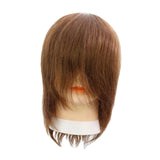 Maxbell Hair Mannequin Head Portable Training Head for Braiding Hair Styling Cutting Brown