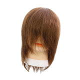 Maxbell Hair Mannequin Head Portable Training Head for Braiding Hair Styling Cutting Brown