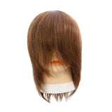 Maxbell Hair Mannequin Head Portable Training Head for Braiding Hair Styling Cutting Brown