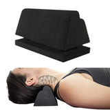 Maxbell Cervical Orthotic Traction Block Black Support for Household Sauna Rooms SPA