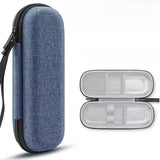 Maxbell Cooler Travel Case Pouch Insulated Storage Bag for Home Traveling Daily Life Denim Blue