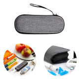 Maxbell Cooler Travel Case Pouch Insulated Storage Bag for Home Traveling Daily Life Gray