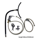 Maxbell Head SPA Water Frame Sturdy Shampoo Bowl Waterfall for SPA Salon Barber Shop Style B