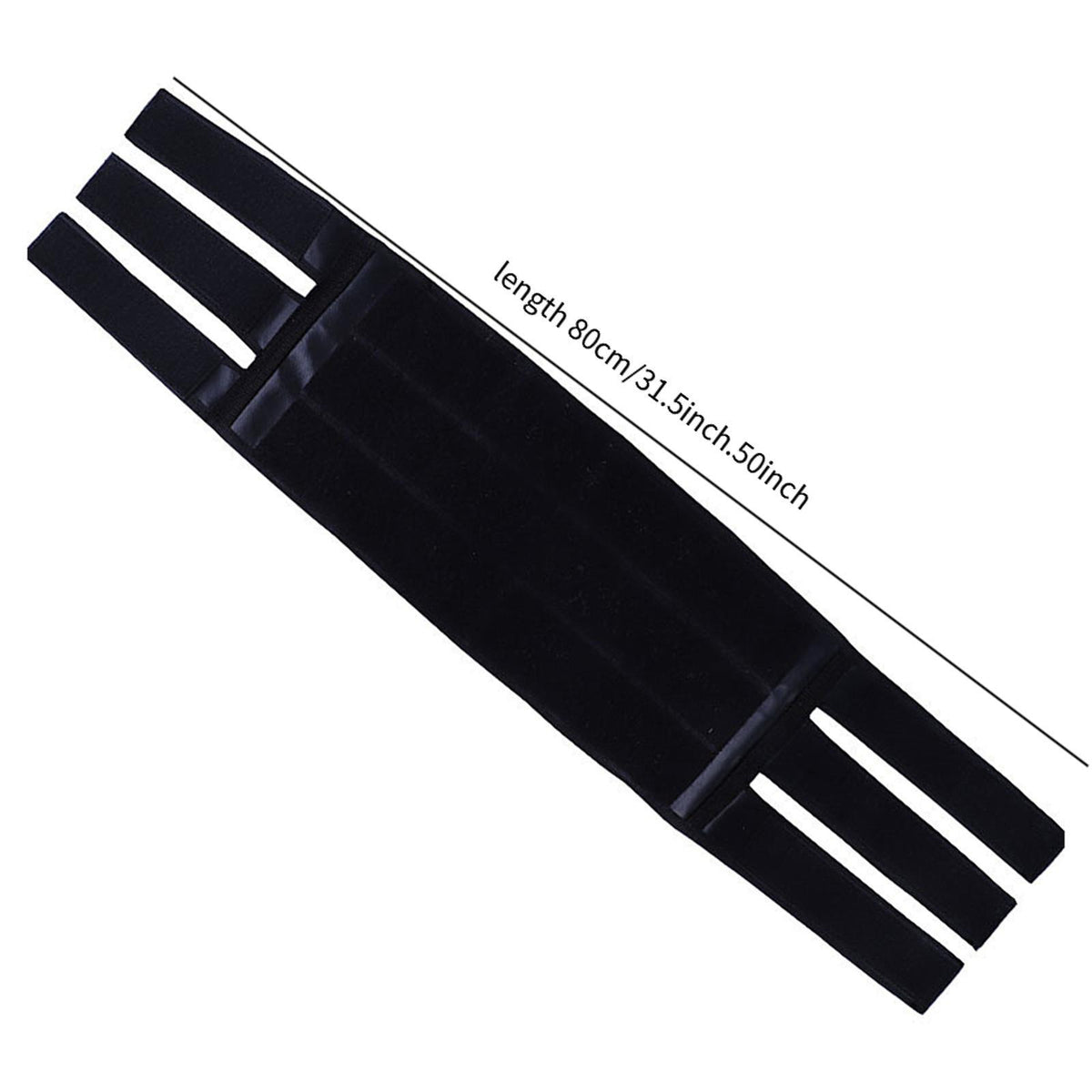Wheelchair Leg Strap Prevent Sliding for Elderly Leg Support Protection Belt Black