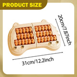 Foot Massage Roller Portable Deep Tissue Foot Roller for Hands Feet Shoulder orange