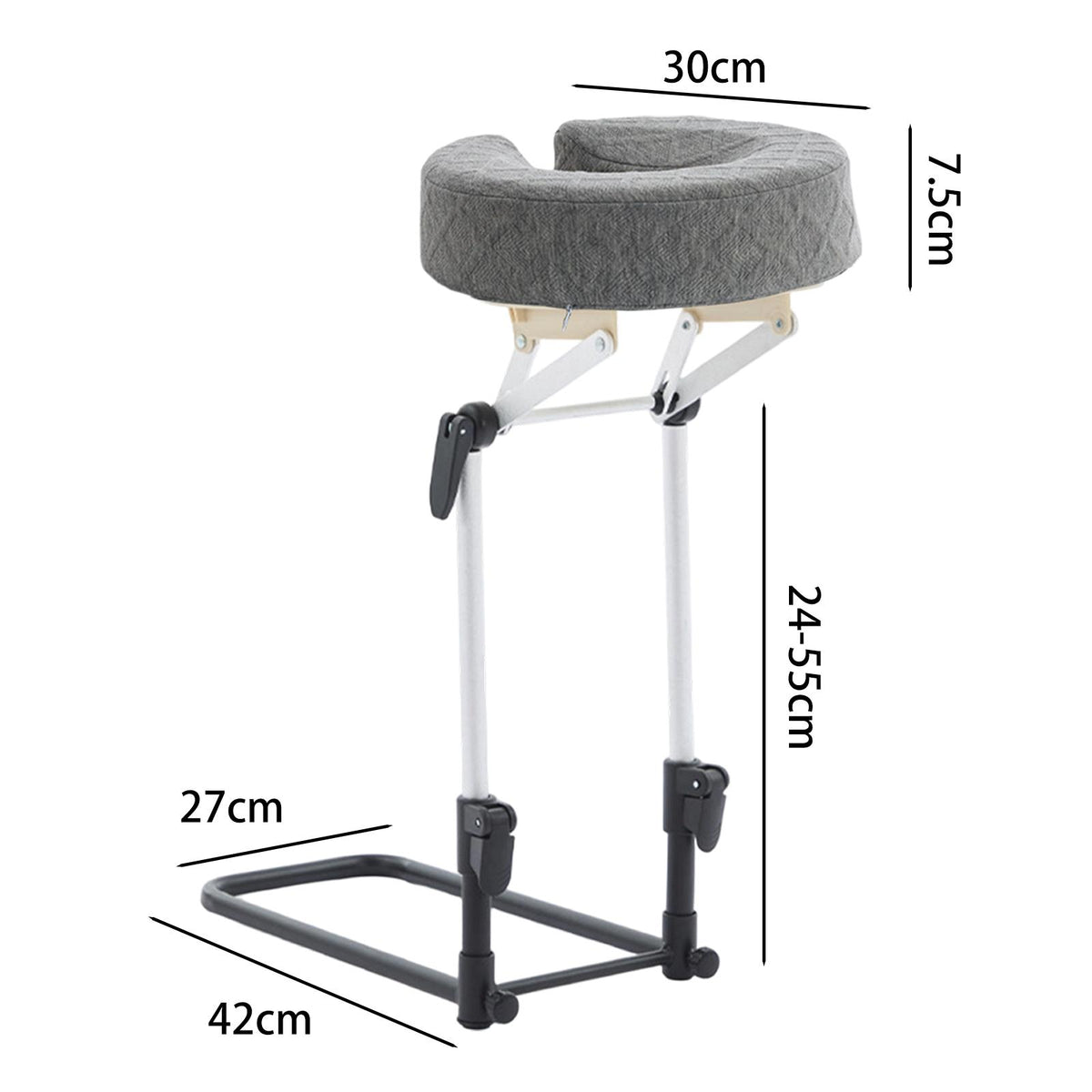 Desktop and Home Mattress Massage Kit Resuable Accessory for Beauty Bed Home Gray