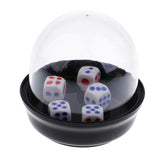 Maxbell KTV Bar Casino Game Dice Cup with 5PCS Dices for Dungeons and Dragons Black - Aladdin Shoppers
