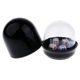 Maxbell KTV Bar Casino Game Dice Cup with 5PCS Dices for Dungeons and Dragons Black - Aladdin Shoppers