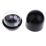 Maxbell KTV Bar Casino Game Dice Cup with 5PCS Dices for Dungeons and Dragons Black - Aladdin Shoppers