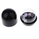 Maxbell KTV Bar Casino Game Dice Cup with 5PCS Dices for Dungeons and Dragons Black - Aladdin Shoppers