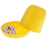 Maxbell KTV Dice Guessing Game Set Dice Cup Shaker with 6pcs Digital Dice -Yellow - Aladdin Shoppers