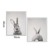 Maxbell 6 Panels Canvas Oil Paintings Wall Decor Cute Animal Art Pictures