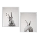Maxbell 6 Panels Canvas Oil Paintings Wall Decor Cute Animal Art Pictures