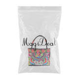 Maxbell 2x Embroidery Travel Shoulder Bag Double Faced Flower Handmade Women Bags
