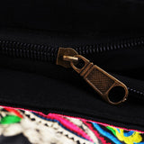 Maxbell 2x Embroidery Travel Shoulder Bag Double Faced Flower Handmade Women Bags