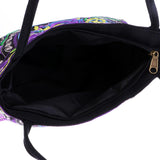 Maxbell 2Pcs Embroidery Travel Shoulder Bag Double Faced Flower Handmade Women Bags