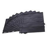 Maxbell Black PVC Page of Paper Money Coin Album Loose-leaf Inners Coin Holder 4Line - Aladdin Shoppers