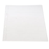Maxbell Banknotes Money PVC Page Of Paper Money Coin Album Loose-leaf Inners 5 Line - Aladdin Shoppers