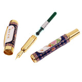 Maxbell Metal Ceramics 0.5mm Nib Fountain Pen Smooth Writing Ink Pen Stationery