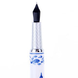 Maxbell Metal Ceramics 0.5mm Nib Fountain Pen Smooth Writing Ink Pen Stationery