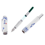 Maxbell Metal Ceramics 0.5mm Nib Fountain Pen Smooth Writing Ink Pen Stationery