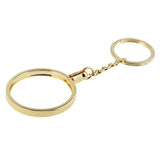 Maxbell 4pcs Coin keyring Pendant Keychain Commemorative Coin Keyring Gift 40mm