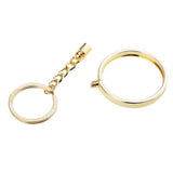 Maxbell 2pcs Coin keyring Pendant Keychain Commemorative Coin Keyring Gift 40mm
