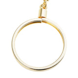 Maxbell 2pcs Coin keyring Pendant Keychain Commemorative Coin Keyring Gift 40mm