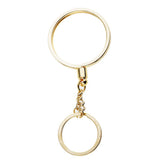 Maxbell 2pcs Coin keyring Pendant Keychain Commemorative Coin Keyring Gift 40mm