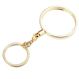 Maxbell 2pcs Coin keyring Pendant Keychain Commemorative Coin Keyring Gift 40mm