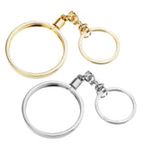 Maxbell 2pcs Coin keyring Pendant Keychain Commemorative Coin Keyring Gift 40mm