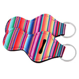 Maxbell 2 Pair Colorful Handy Lip Balm Holder Key Chain Gifts for Kids and Adults
