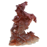 Maxbell Resin Discoloration Cute Tea Pet Animals Horse Shaped Tea Tray Tea Ceremony Yellow - Aladdin Shoppers