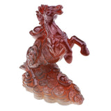 Maxbell Resin Discoloration Cute Tea Pet Animals Horse Shaped Tea Tray Tea Ceremony Yellow - Aladdin Shoppers