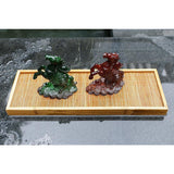 Maxbell Resin Discoloration Cute Tea Pet Animals Horse Shaped Tea Tray Tea Ceremony Yellow - Aladdin Shoppers