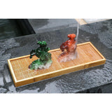 Maxbell Resin Discoloration Cute Tea Pet Animals Horse Shaped Tea Tray Tea Ceremony Yellow - Aladdin Shoppers