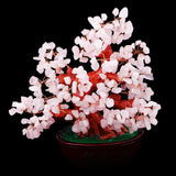 Maxbell Crystal Money Tree Ornament Chinese Myth Lucky Charm Craft Home Decoration D