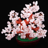 Maxbell Crystal Money Tree Ornament Chinese Myth Lucky Charm Craft Home Decoration D